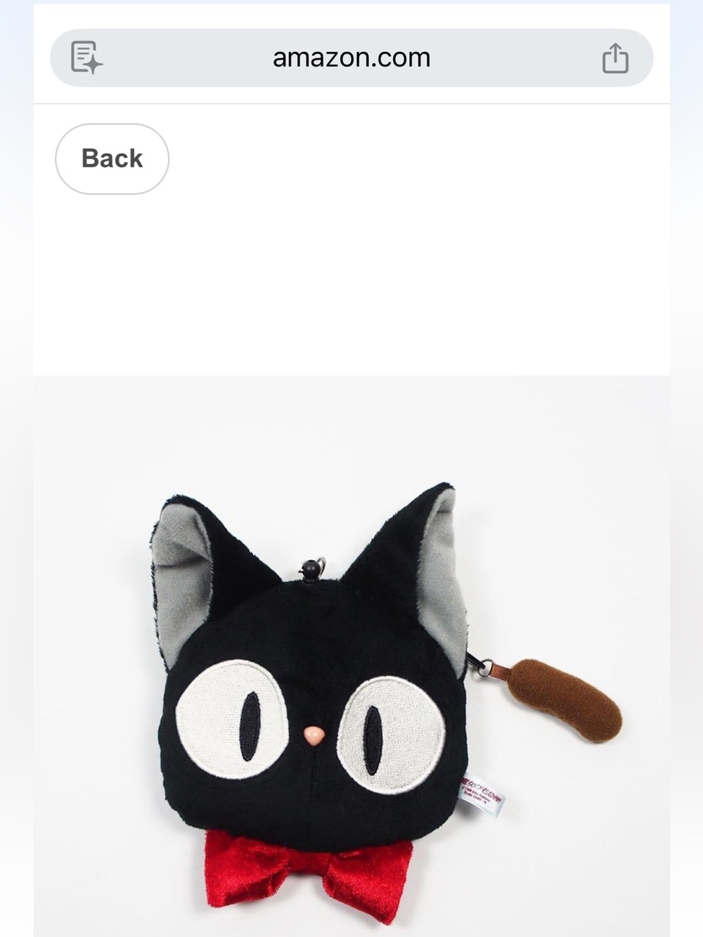 Studio Ghibli Kiki's Delivery Service Jiji Reel Pass Case NWT -CCO price - Picture 3 of 8